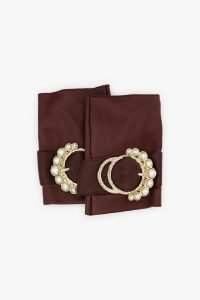 Leder-Handschuhe-fingerlos-Perla-Burdeos-Perlen-Schnalle-Armèlle-Spain-1