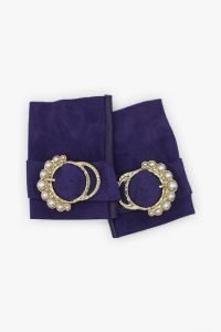 mitones-elegantes-cuero-perla-violeta-hebilla-perlas-Armèlle-Spain-1